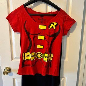 Women's Robin T-shirt Costume Kit for Halloween